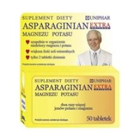 Asparaginian Magnezu Potasu Uniphar Extra 50tabl. *