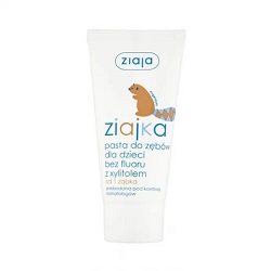 ZIAJA ZIAJKA pasta do zębów dla dzieci bez fluoru z xylitolem *