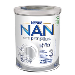 Nestle NAN Optipro Plus 3 HM-O, mleko modyfikowane dla dzieci po 1 roku, 800 g