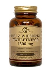 SOLGAR Olej z Wiesiołka Dwuletniego 1300mg 30 kapsułek*