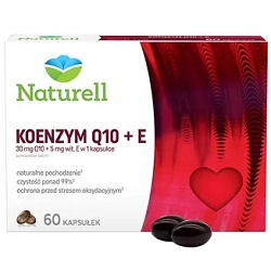 NATURELL Koenzym Q-10+ wit.E kaps. 0,03g 60kaps *