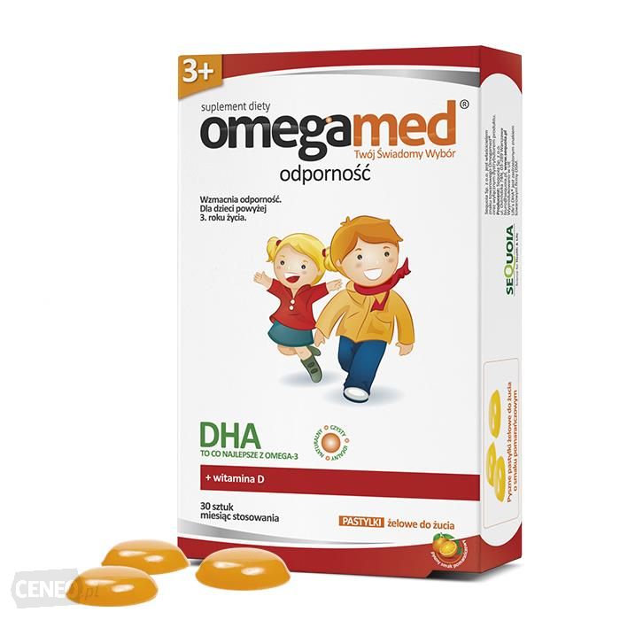 Omegamed Odporność 3+ pastylki żelowe do żucia 30 pastylki