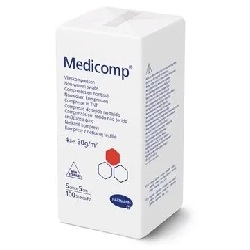 Medicomp Kompres niejałowy 5 x 5 cm 100 szt. *