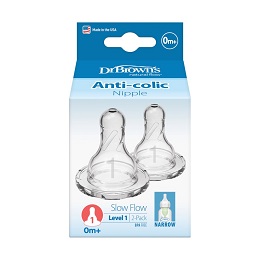 DrBrown&rsquo;s smoczek 1 standard 2 szt. *