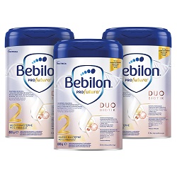 Zestaw Bebilon PROfutura DUOBIOTIK 2,mleko następne po 6. miesiącu, 3x800g* +bebilon junior 200ml