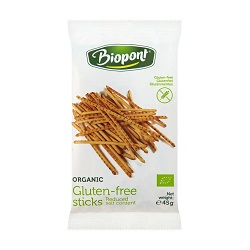 Paluszki lekko solone bezglutenowe 45g -BIOPONT  *