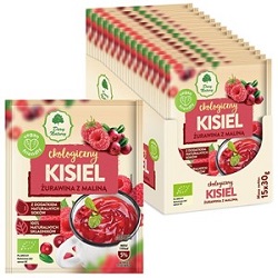 Kisiel instant żurawina z maliną bezglutenowy Dary Natury 30g*