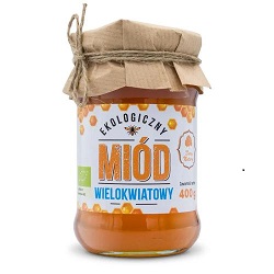 Miód wielokwiatowy 400g -Dary Natury*