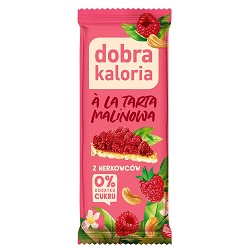 Baton z nerkowców a&rsquo;la tarta malinowa Dobra Kaloria 35g *