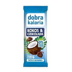 Baton kokos & czekolada Dobra Kaloria 35 g *